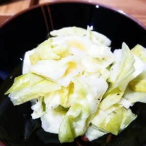 レンジで簡単キャベツだけのシンプルマリネ